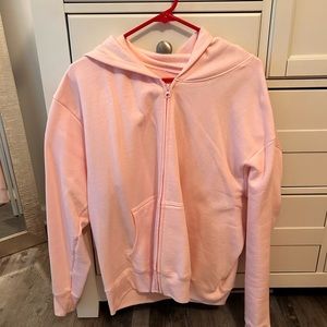 Pink zip up jacket